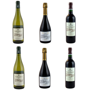 sélection exclusive de 6 bouteilles du Château Saint Louis, incluant l'exceptionnel 'Extreme', le pétillant 'Prêt en bulles' et notre Chardonnay médaillé d'or