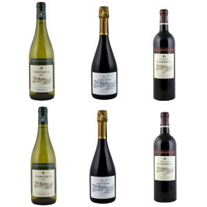 collection exclusive de 6 bouteilles de vins du Château Saint Louis