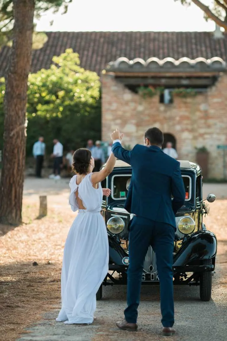 トゥールーズ近郊のワイナリー、シャトー・サン・ルイでの結婚式