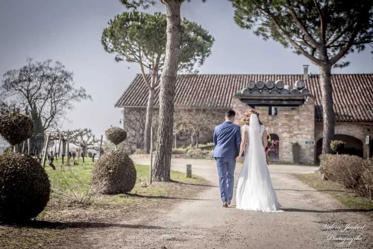 トゥールーズ近郊のワイナリー、シャトー・サン・ルイでの結婚式