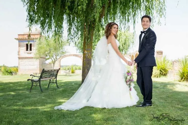トゥールーズ近郊のワイナリー、シャトー・サン・ルイでの結婚式