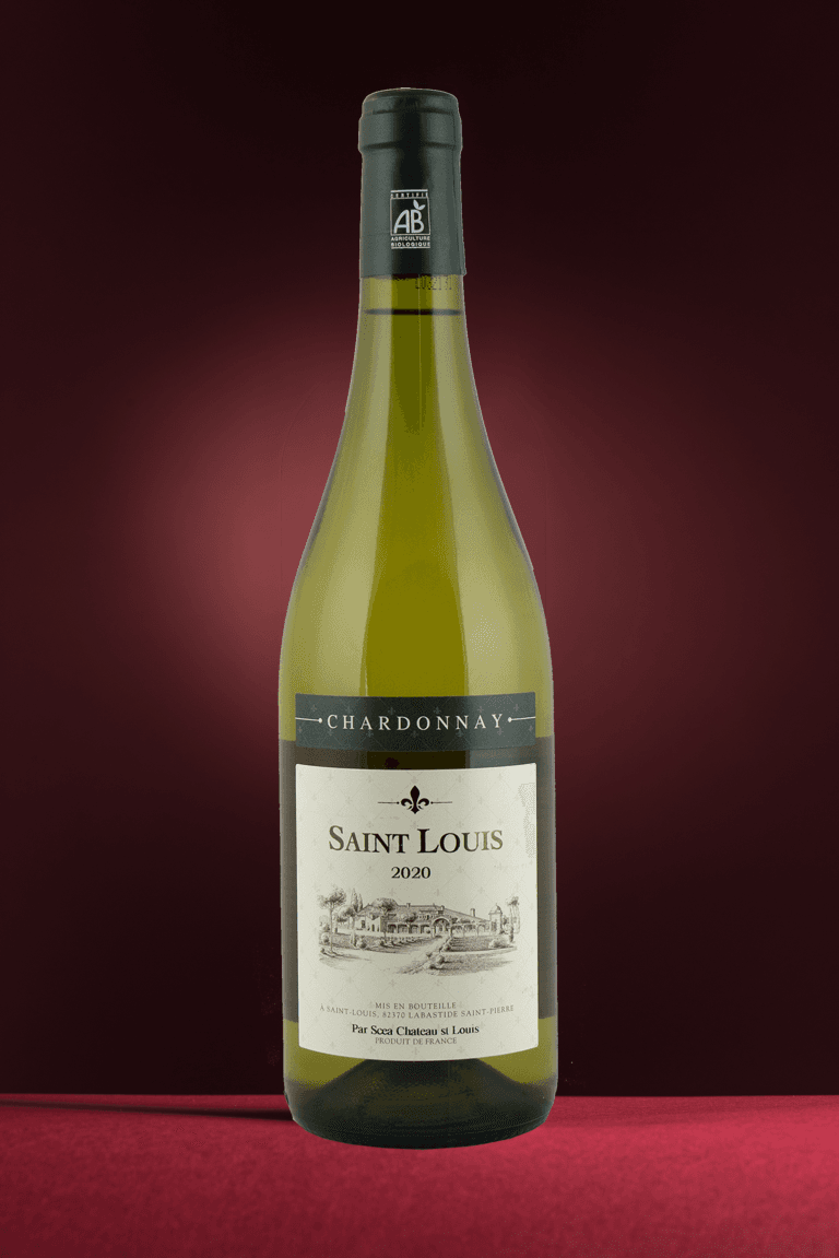 Flaschen Bio-Wein vom Château Saint Louis, AOC Fronton