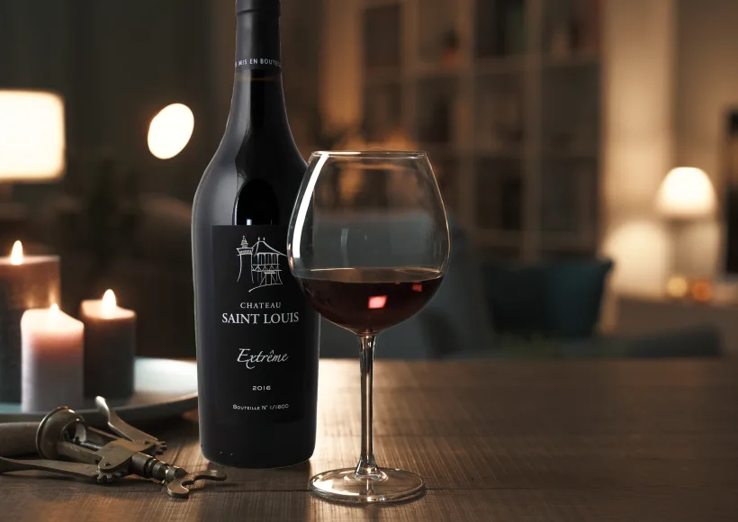 Bouteilles de vin bio du Château Saint Louis, AOC Fronton
