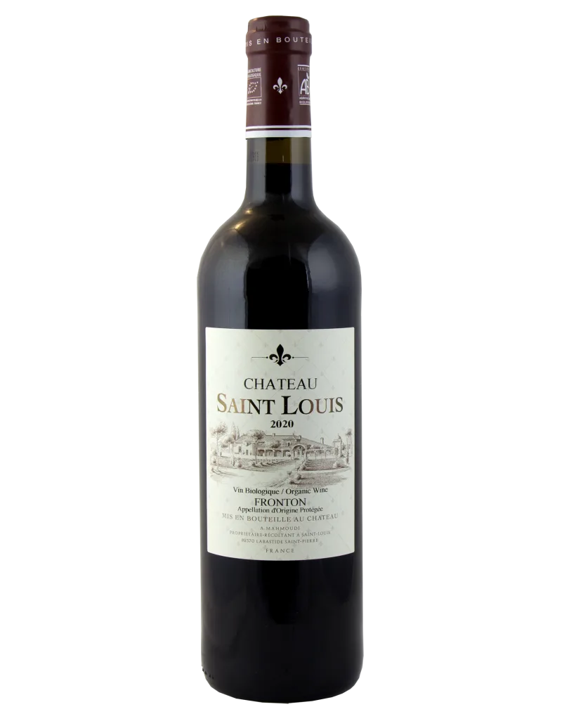Bouteille de Tradition Rouge 2020 BIO, Médaille d'Or Feminalise 2021, reflecting the elegance and aromatic diversity of South-West grape varieties.